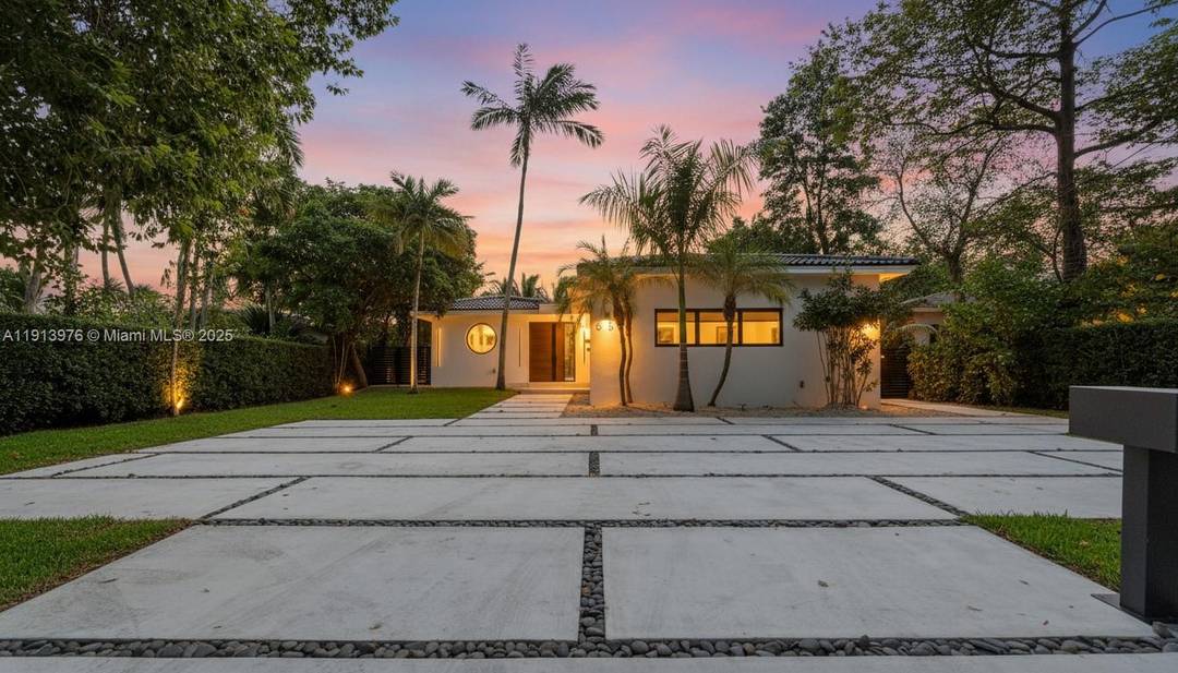 Completely redesigned modern waterfront home in the exclusive Normandy Shores community of Miami Beach.