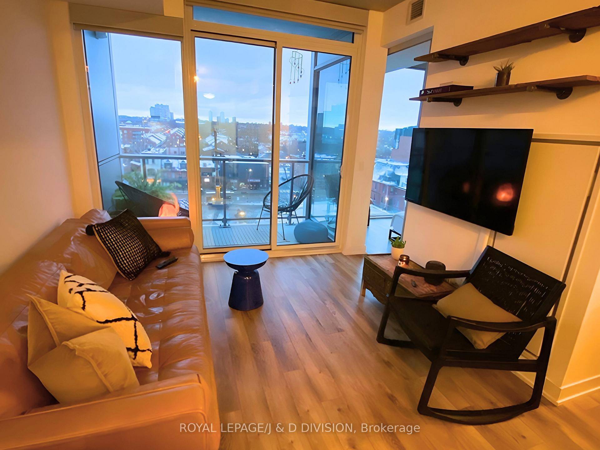 Modern Touches Adorn This 1 Bed, 1 Bath, 1 Den Contemporary Suite.