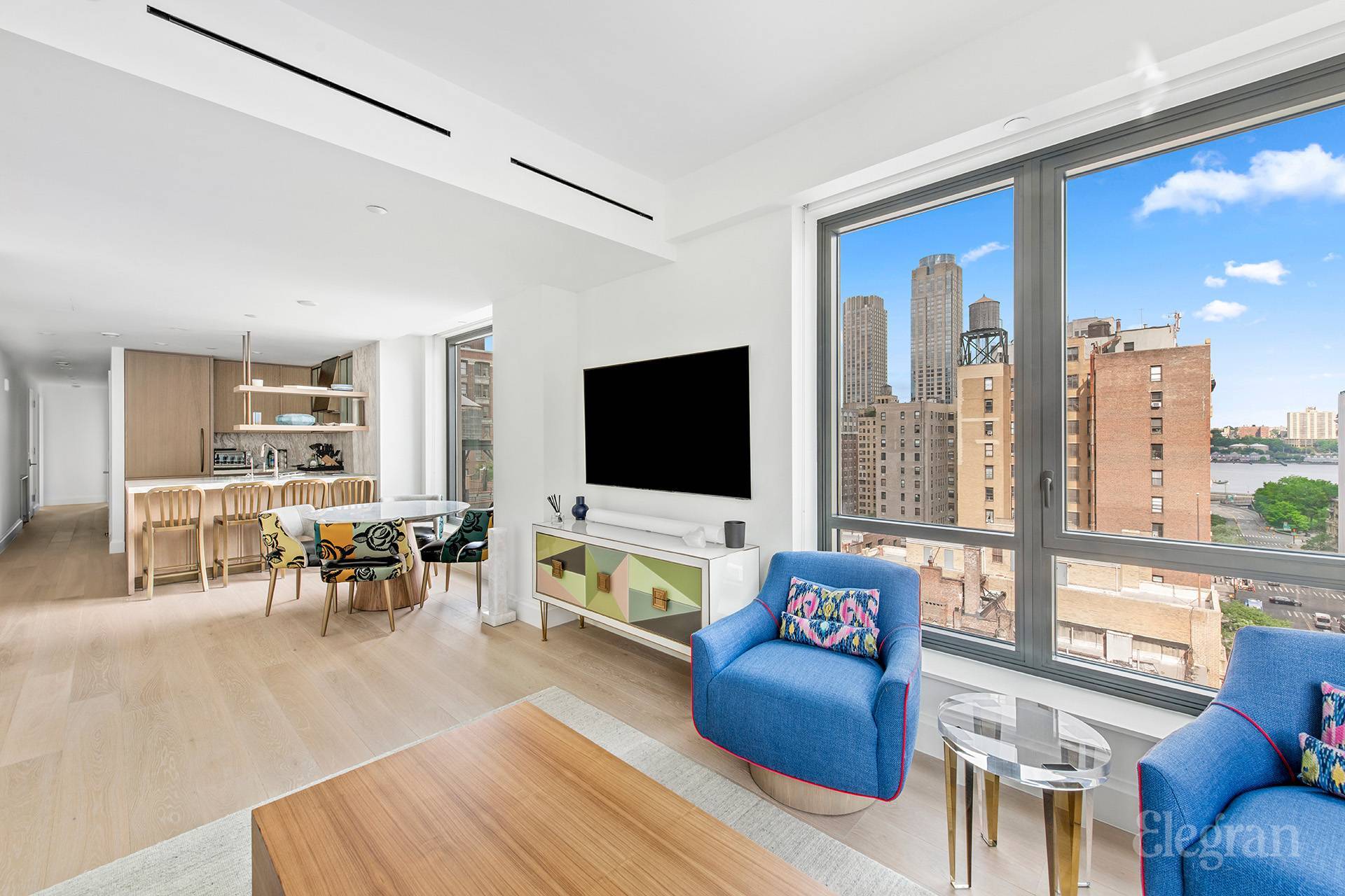 Residence 12 is a full floor, three bedroom home, with 1, 477 square feet of thoughtfully designed living space.
