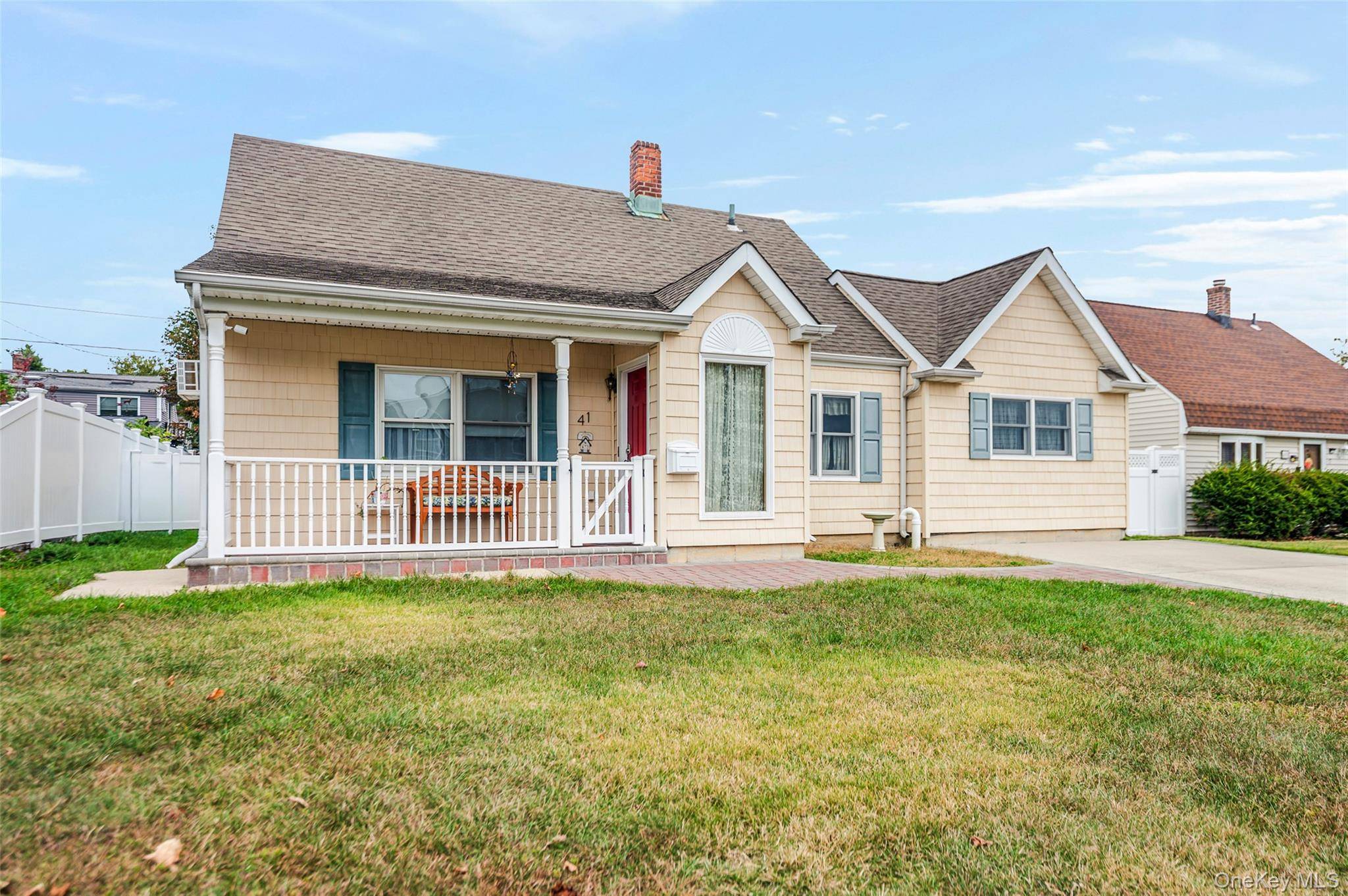 This is an expanded Levitt cape on great block with wonderful yard.