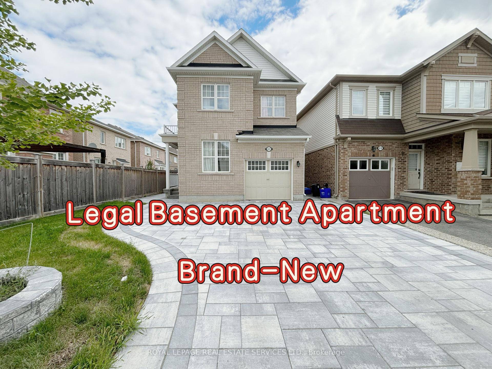 Legal Basement Apartment Brand New Absolutely Stunning !