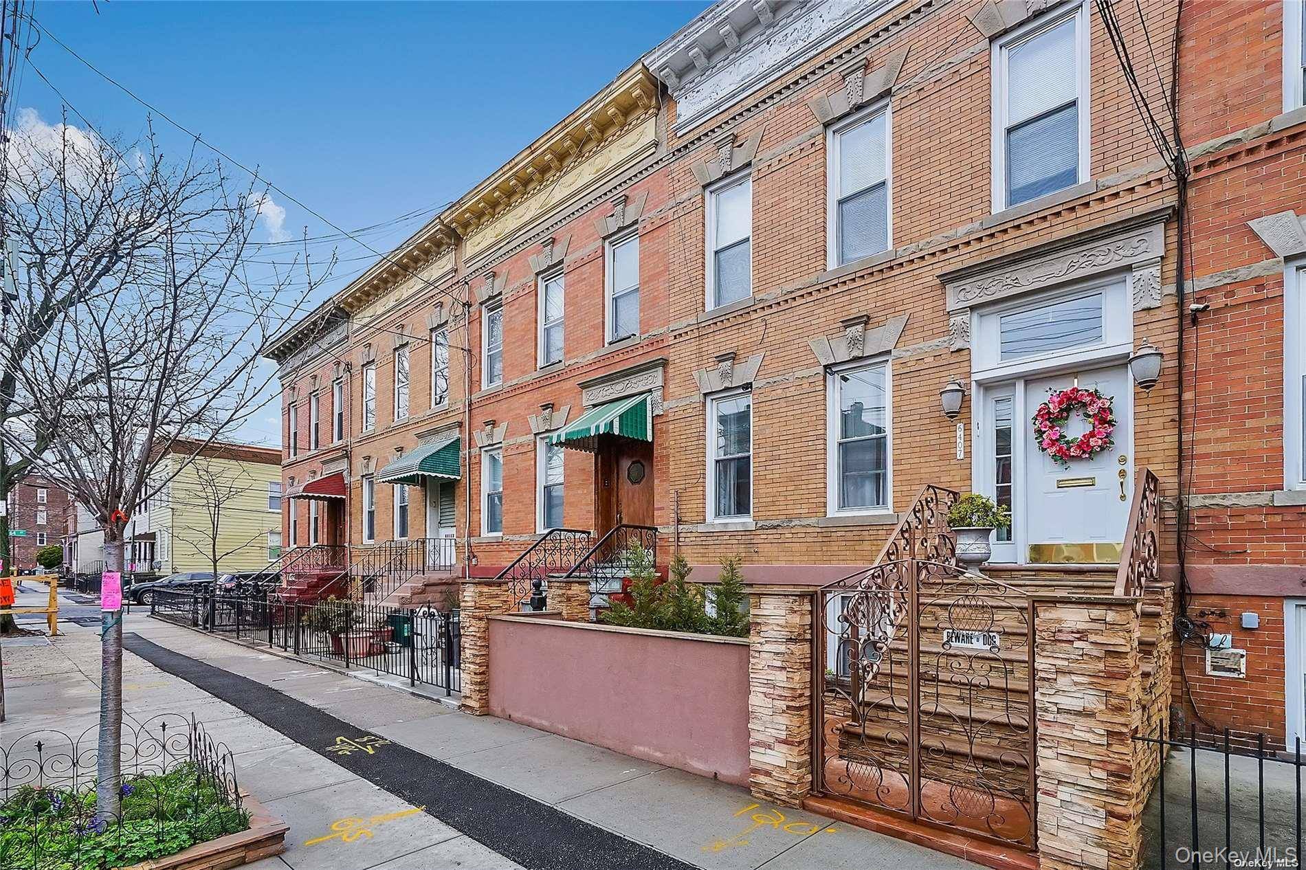 Charming Two Family Brick Townhouse in Prime Ridgewood Location Looking for a stunning two family townhouse in an unbeatable location ?