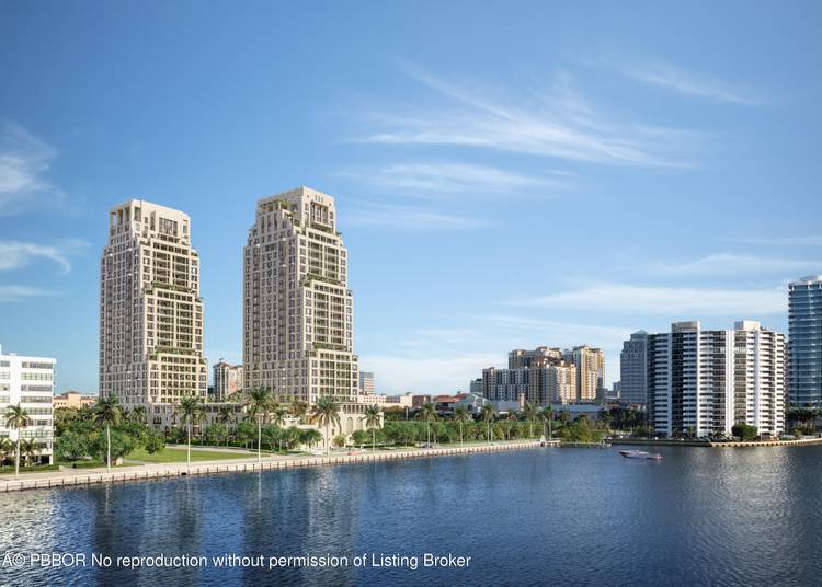 South Tower Residence 800 at South Flagler House captures the essence of waterfront living with 4 BR and 5.