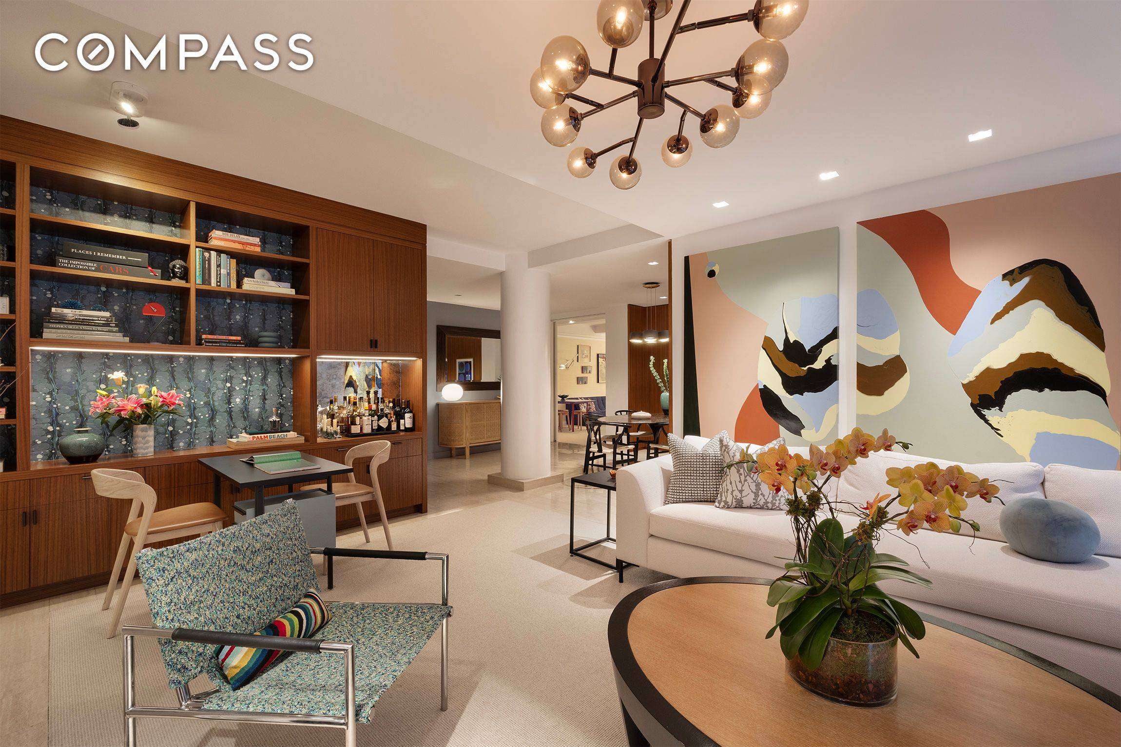 Welcome to Residence 7D a rare, architecturally distinctive pre war home in Carnegie Hill, originally designed by Studio 54 s Bromley Caldari.