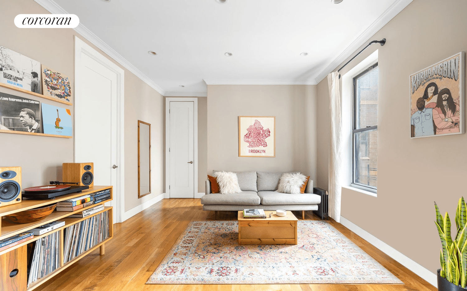 This stylish two bedroom one bath apartment is situated in a pre war elevator building in the heart of Midwood Brooklyn, conveniently located near transportation and shopping.