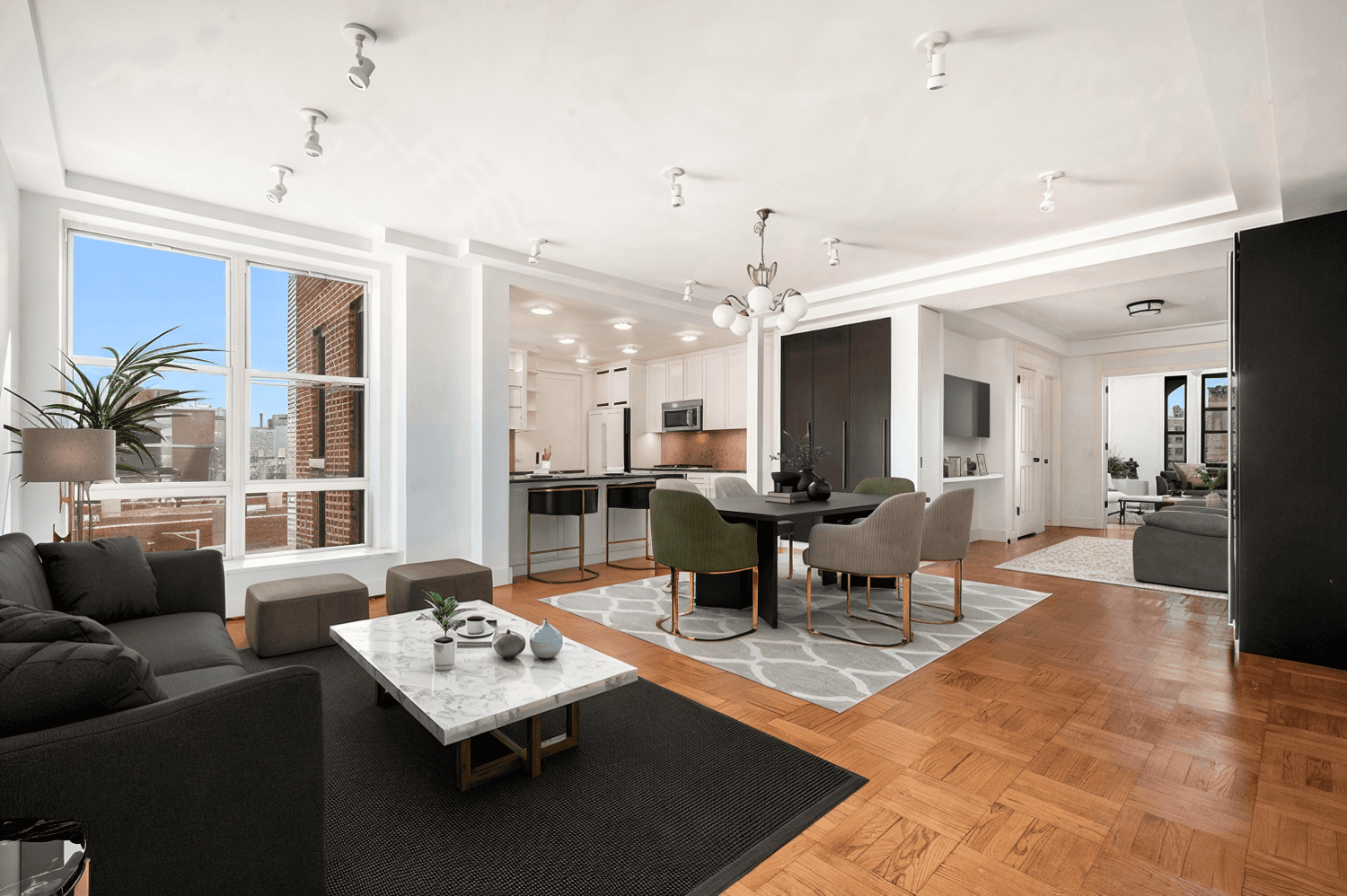 Welcome to this beautiful Prewar Penthouse at The Hamilton, an historic, full service building in the heart of Morningside Heights.