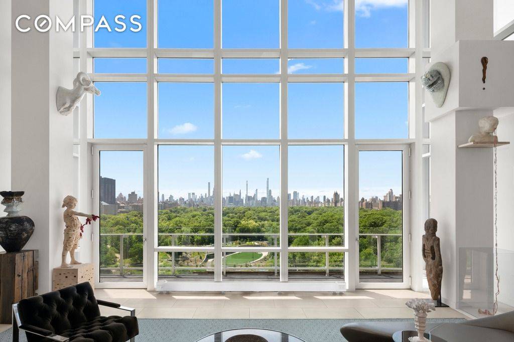 Perched atop 111 Central Park North, this exceptional triplex penthouse offers an extraordinary blend of architectural distinction, expansive outdoor space, and panoramic park, skyline, and water views.