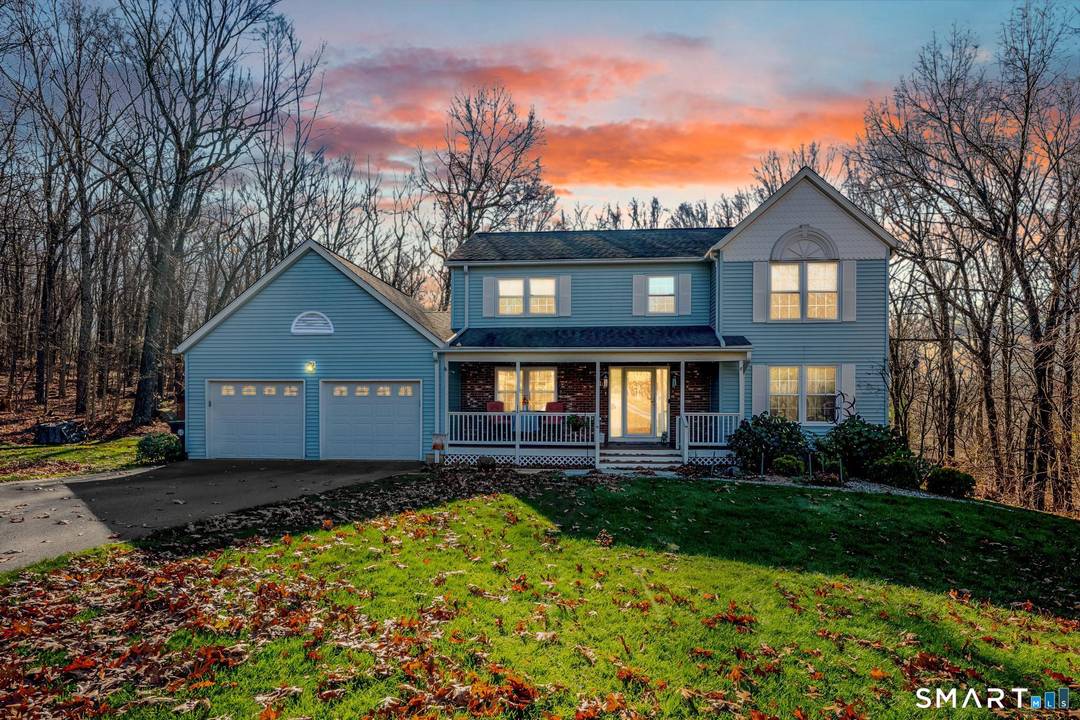 Centered in the cul de sac, you will find this beautiful Colonial home, nestled on 1 acres.