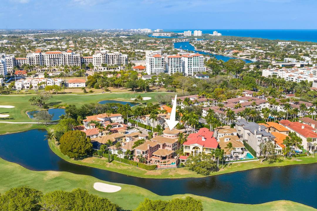 Set within the prestigious, double gated enclave of Addison Estates, and located directly on the grounds of The Boca Raton, this architectural marvel commands sweeping golf course and tranquil lake ...