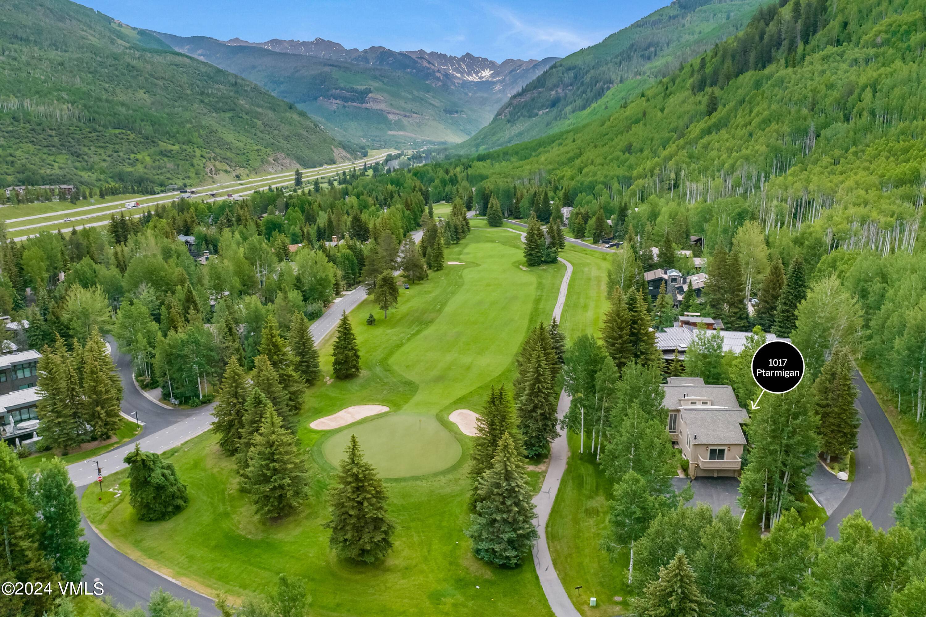 Nestled alongside the picturesque 4th green of the renowned Vail Golf Course, and just a half mile from the Golden Peak base area of Vail Mountain, this home offers unparalleled ...