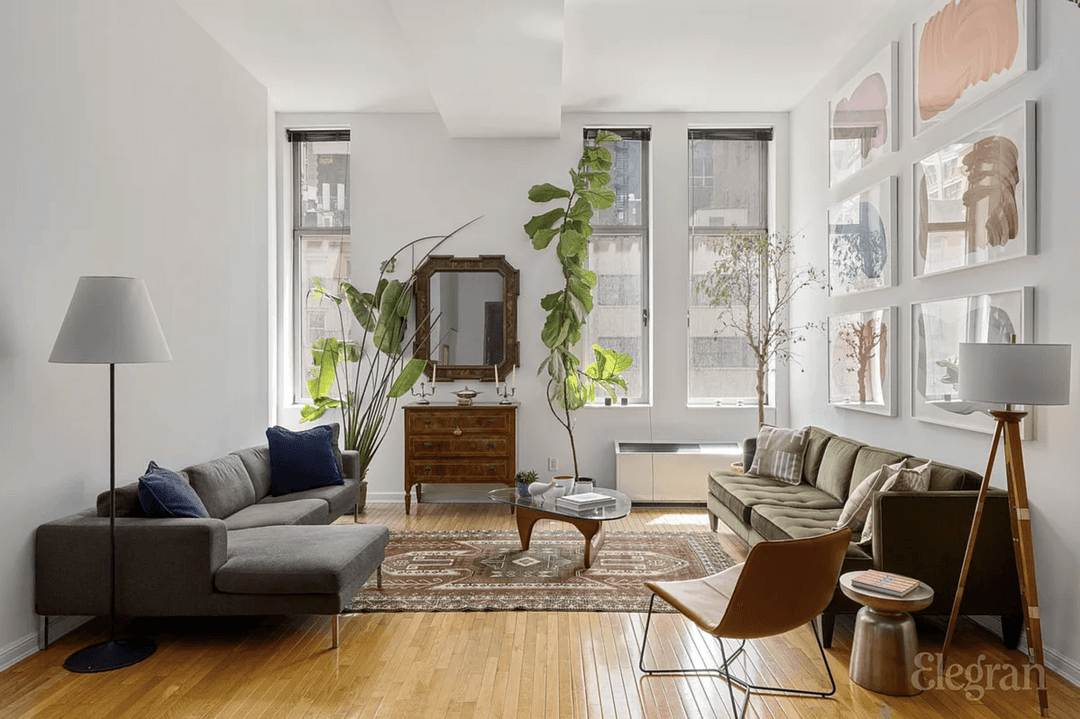 Now available on the most coveted floor of the Chelsea Mercantile with the highest loft ceilings in the entire building.