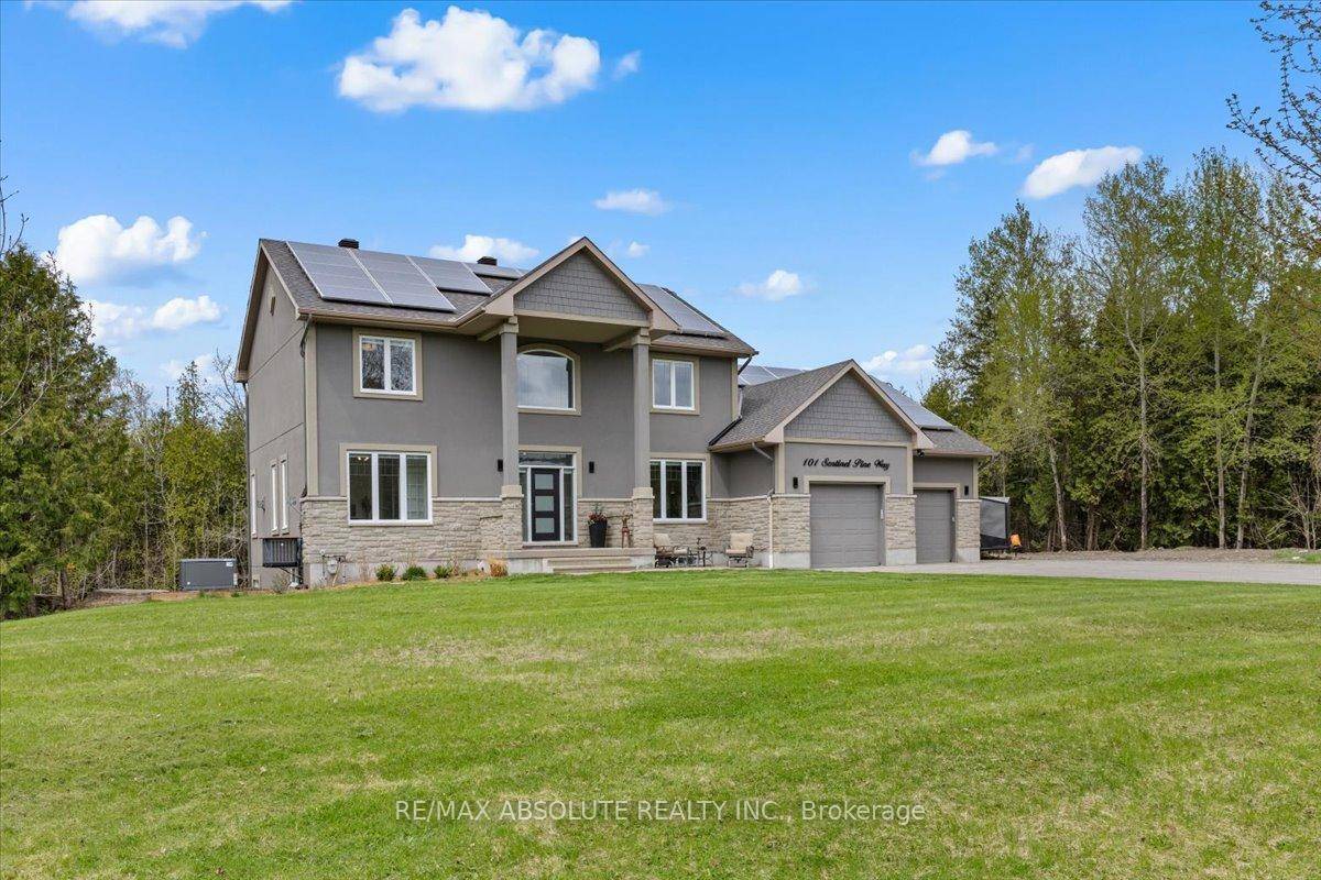 This beautiful treed lot is just over 1.