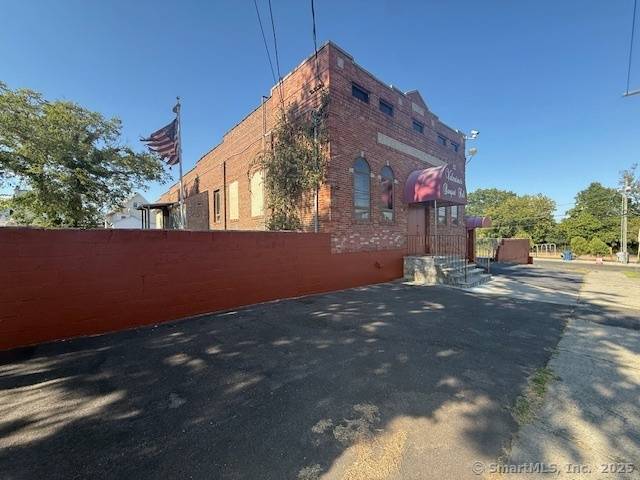 The Marchegiana Building, a Bridgeport Landmark, currently being used as a Hall for Meetings, weddings, social functions, etc.