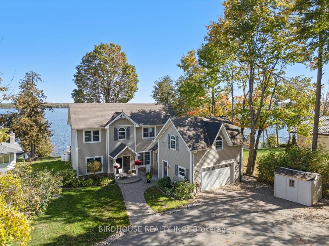 Custom Built Home On Sturgeon Lake, A Truly Unique Waterfront Property On The Western Shore Of Sturgeon Lake.
