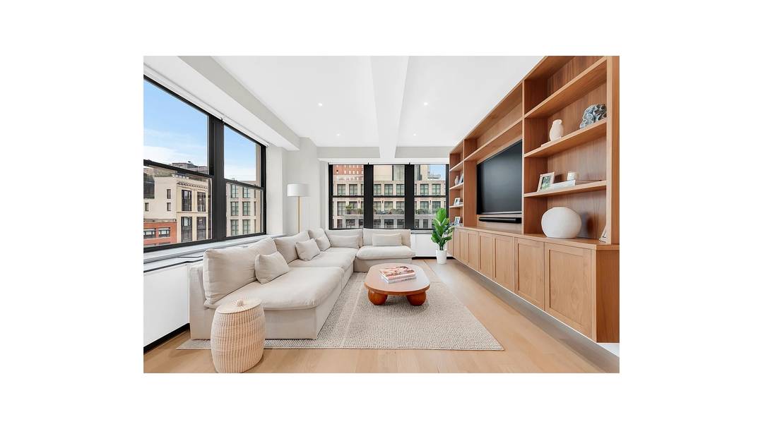 Apartment 9C at 25 North Moore Street, located in the Atalanta Condominium in Tribeca, has been newly renovated and barely lived in.