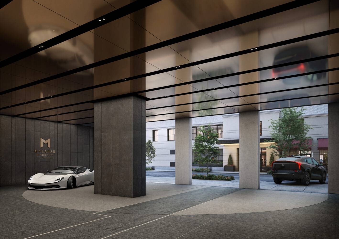 Residence 505 is a thoughtfully composed 666 square foot one bedroom, one bath residence with a 77 square foot private terrace and southern exposures.