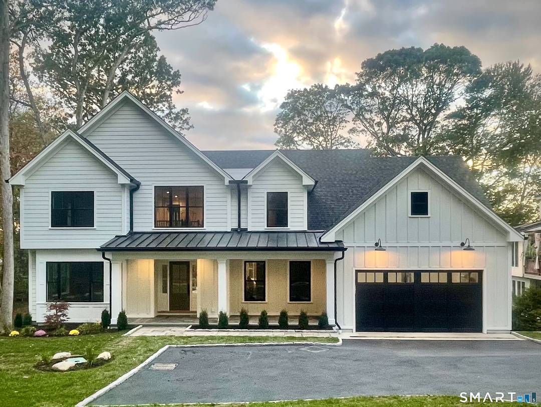 31 Rosano Road is a fully completed new construction set at the end of a cul de sac in Stamford's established Mid Ridges.