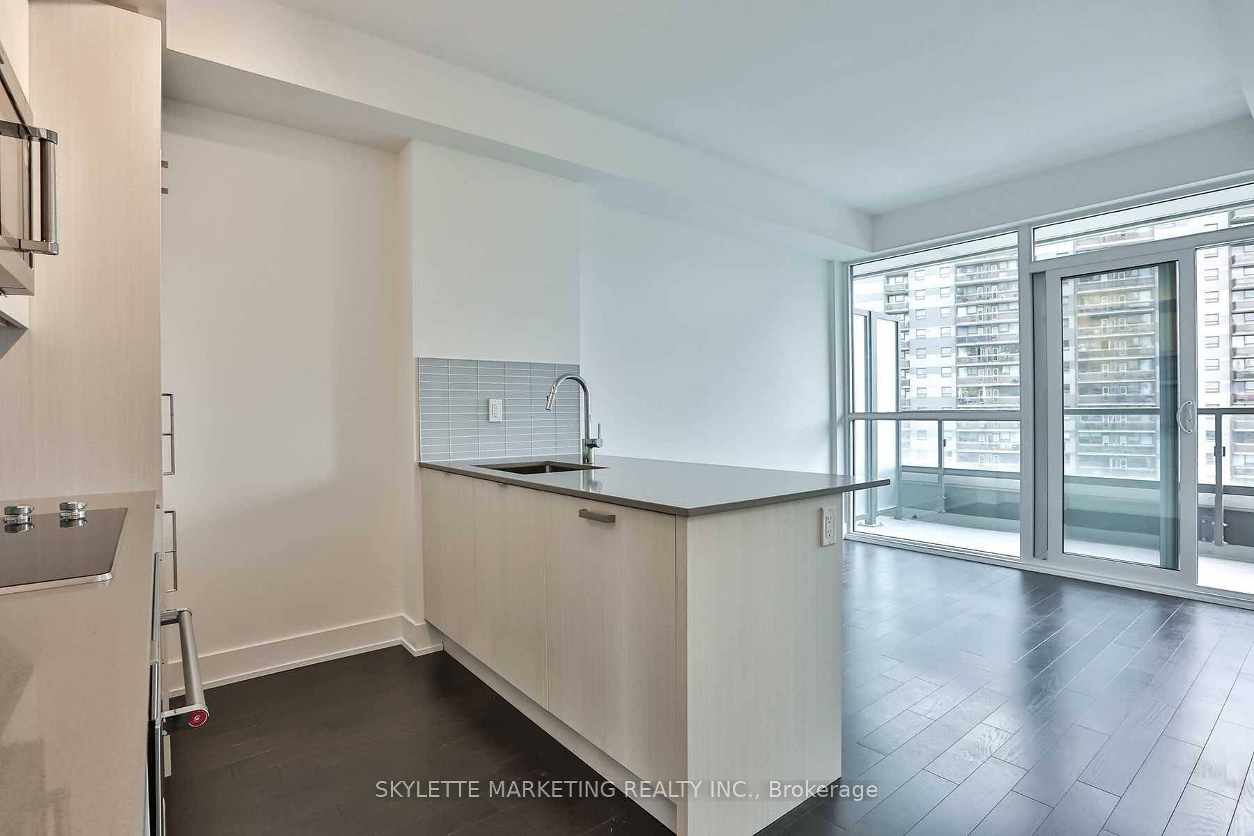 Welcome to this stunning 1 Bedroom Den suite at 181 Bedford Rd, located on the 10th floor with unobstructed east facing views that fill the space with morning light.