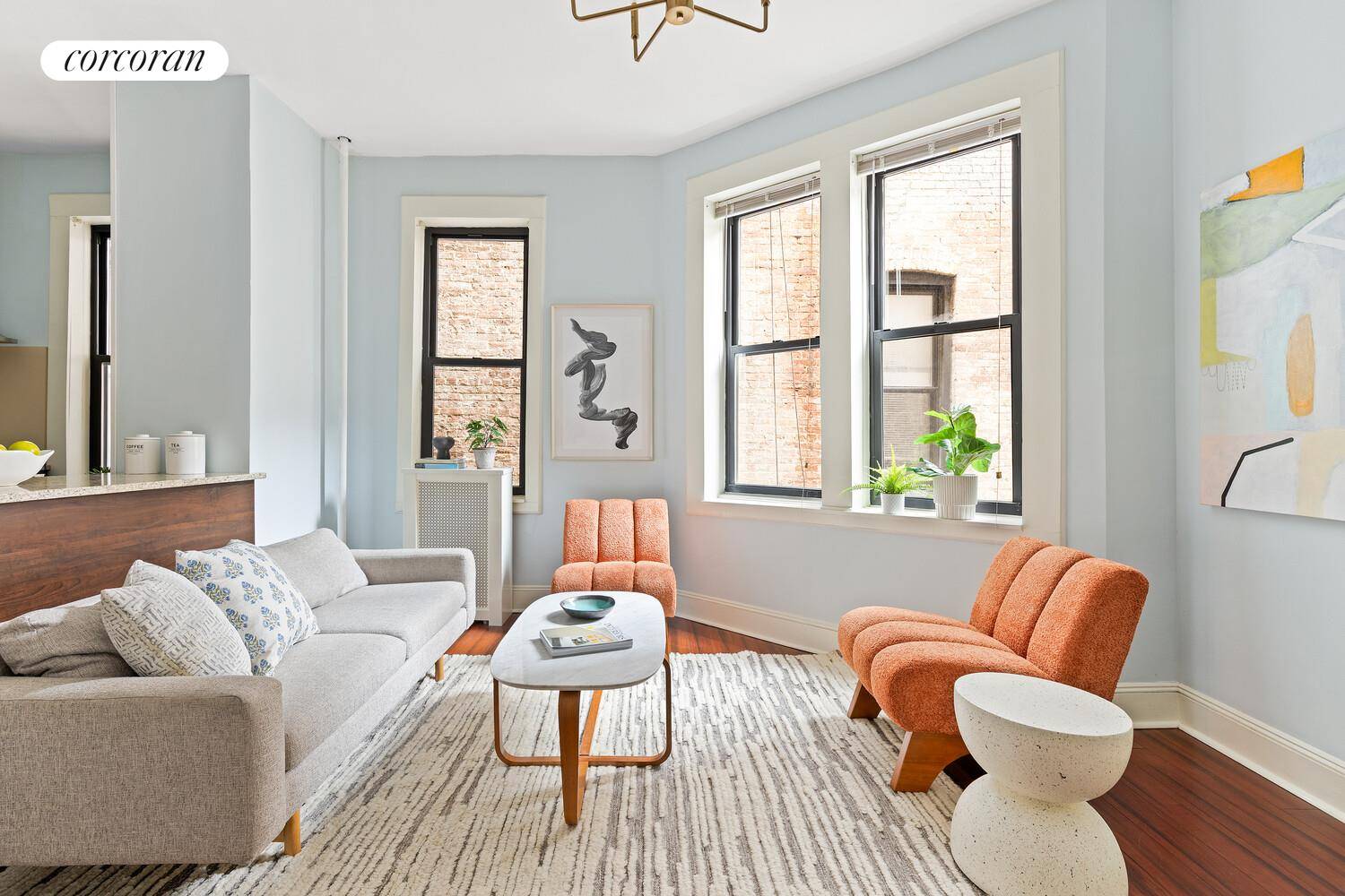 Delightful 1 bedroom home with 10 foot ceilings, six windows, and classic Brooklyn charm in the heart of Cobble Hill.
