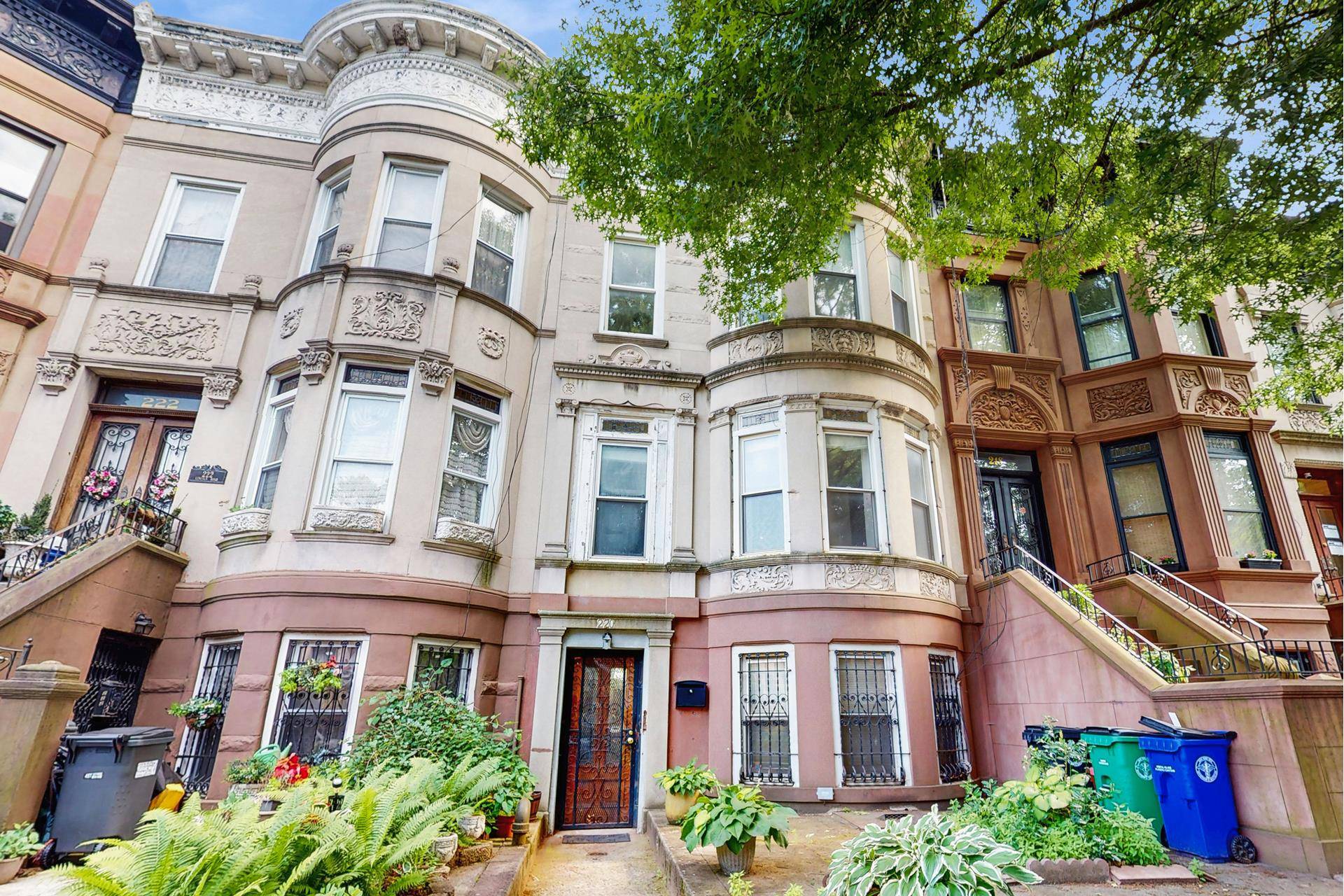 Nestled in the heart of the historic Prospect Lefferts Gardens district, this brownstone offers exceptional space and versatility for the discerning homeowner.