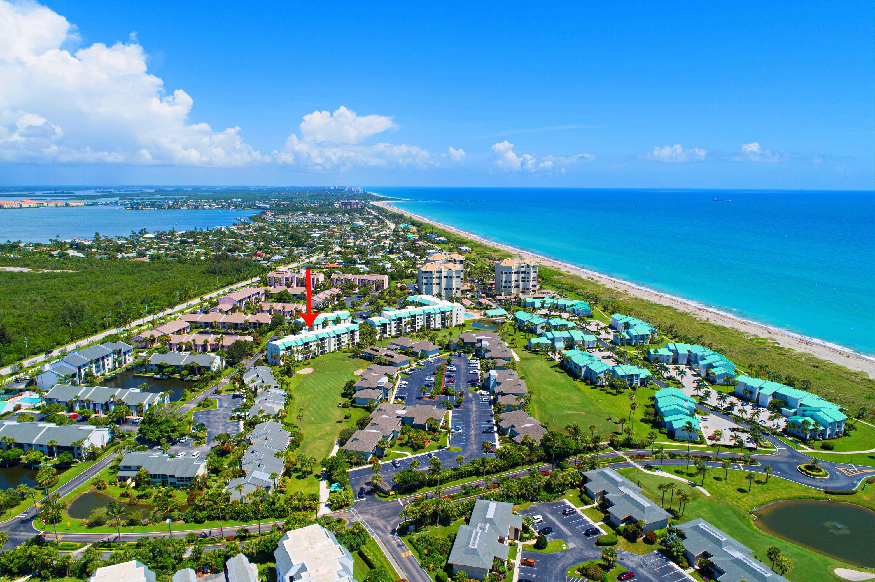 Beautiful 3 bedroom 2 bath furnished condo at Ocean Village overlooking the golf course.