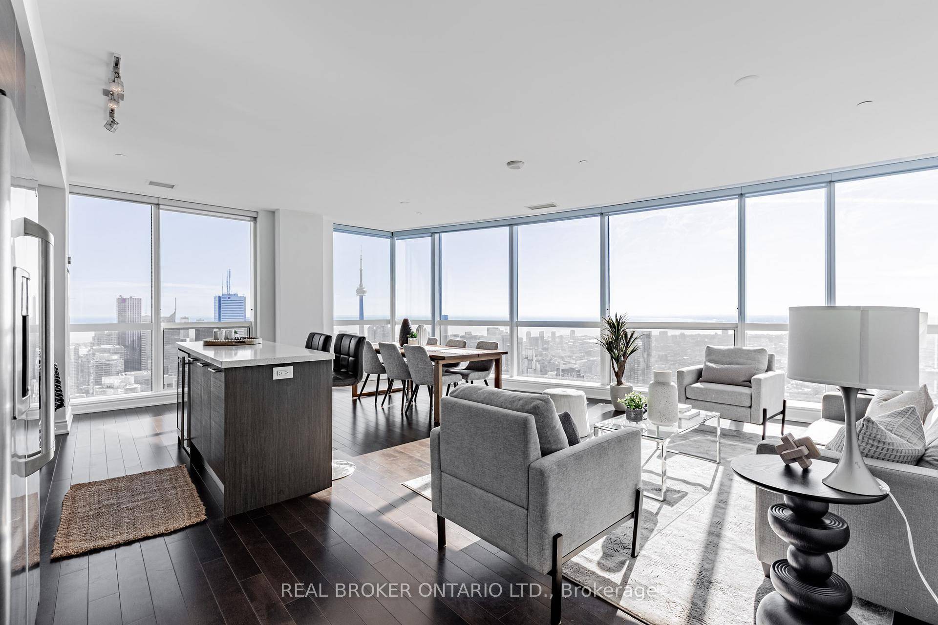 Wake up to floor to ceiling windows of the best view in Toronto.