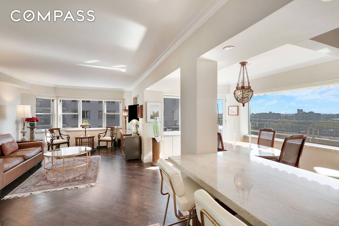 Penthouse Paradise with Private Terrace amp ; Stunning River Views Welcome to Penthouse D a spacious, impeccably renovated 1 bedroom, 1.