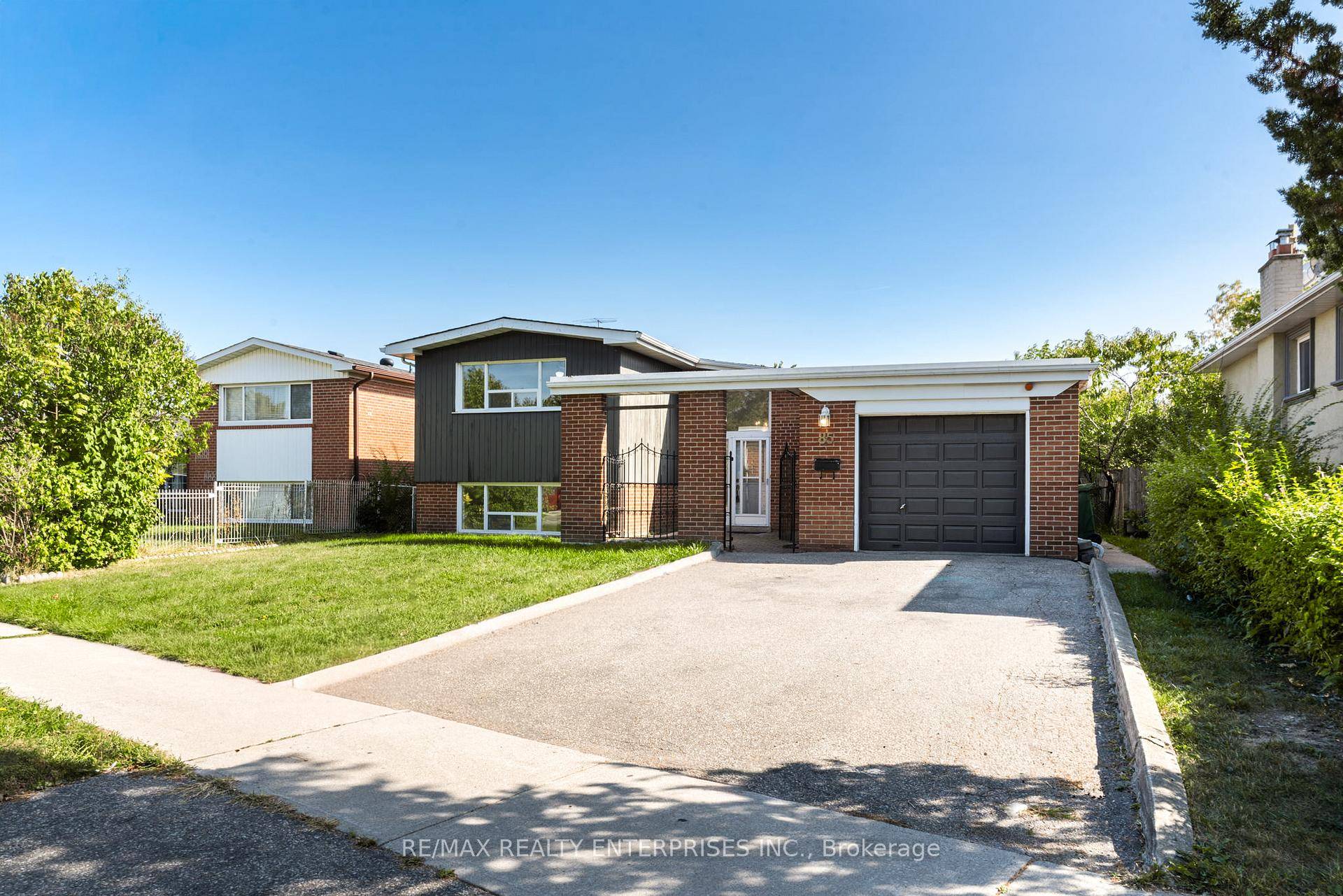 Welcome to this charming 3 level side split, set on a large lot with a gated front patio for your privacy.