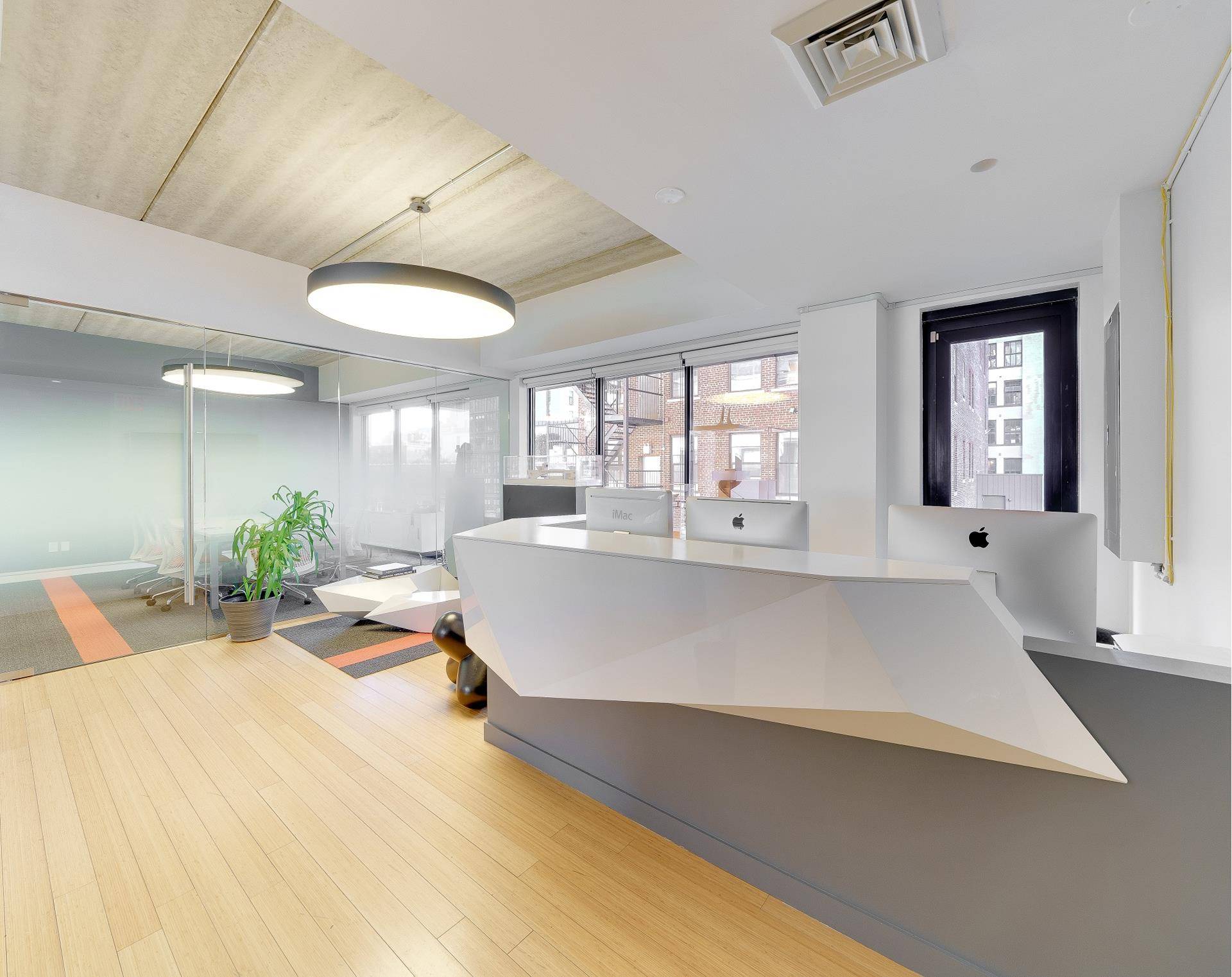 Rare opportunity to purchase 2, 782 RSF office with indoor private parking space at 520 West 27th Street, a fine boutique commercial condominium building in West Chelsea constructed in 2008.