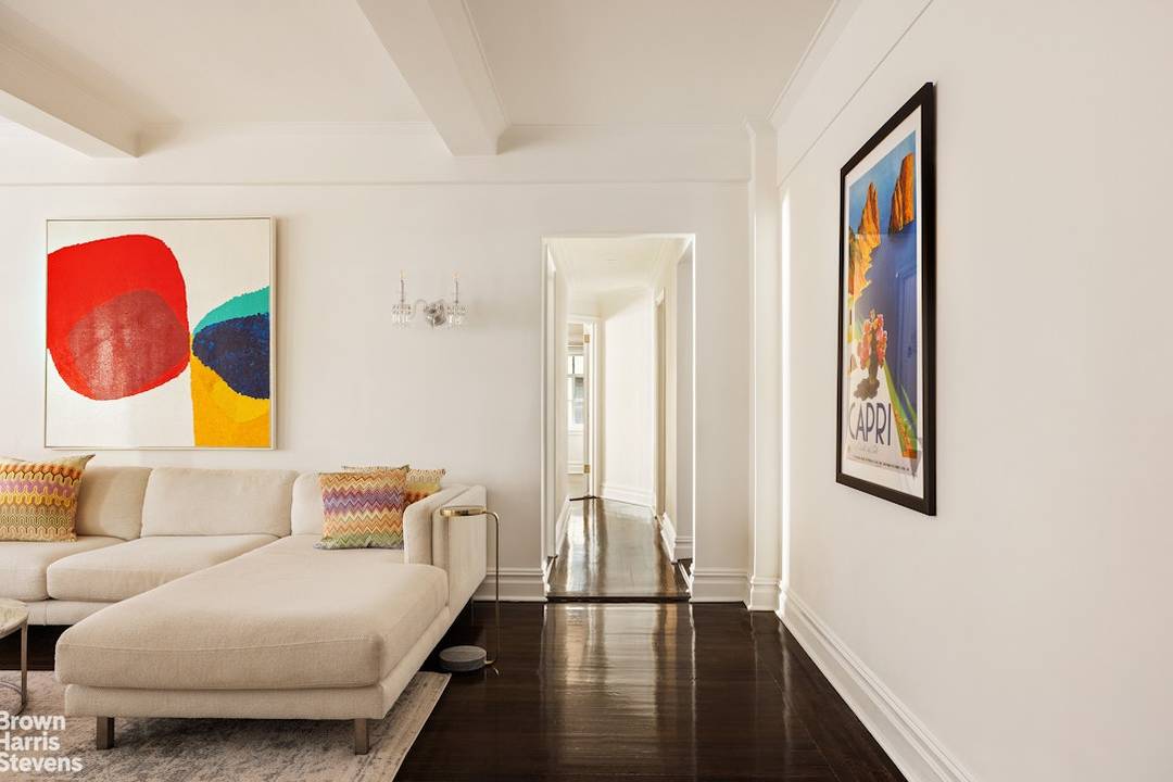 Apartment 6F, a spacious 2 bedroom, 2 bathroom home, is a sophisticated blend of classic prewar elegance with modern flair.