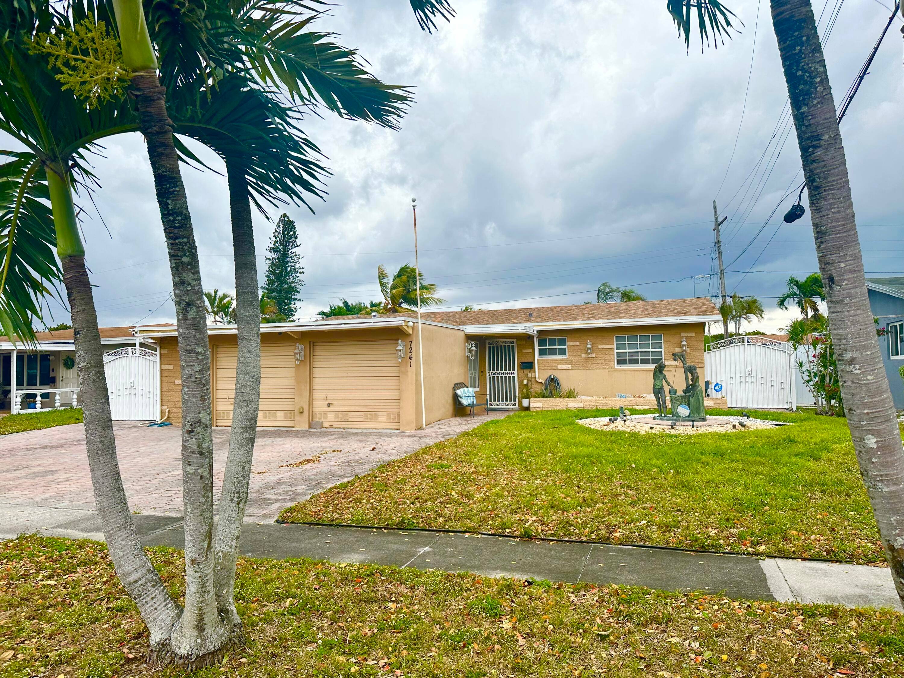 This charming 3 bedroom, 2 bathroom home offers a spacious and open split floor plan, perfect for family living.