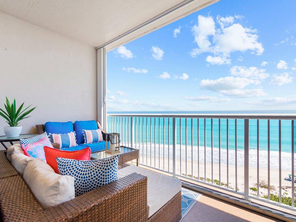 A Spectacular Oceanfront Condo on North Hutchinson Island where the beaches are quiet, the roads are not crowded and you have an entire santuary of park land across the street ...