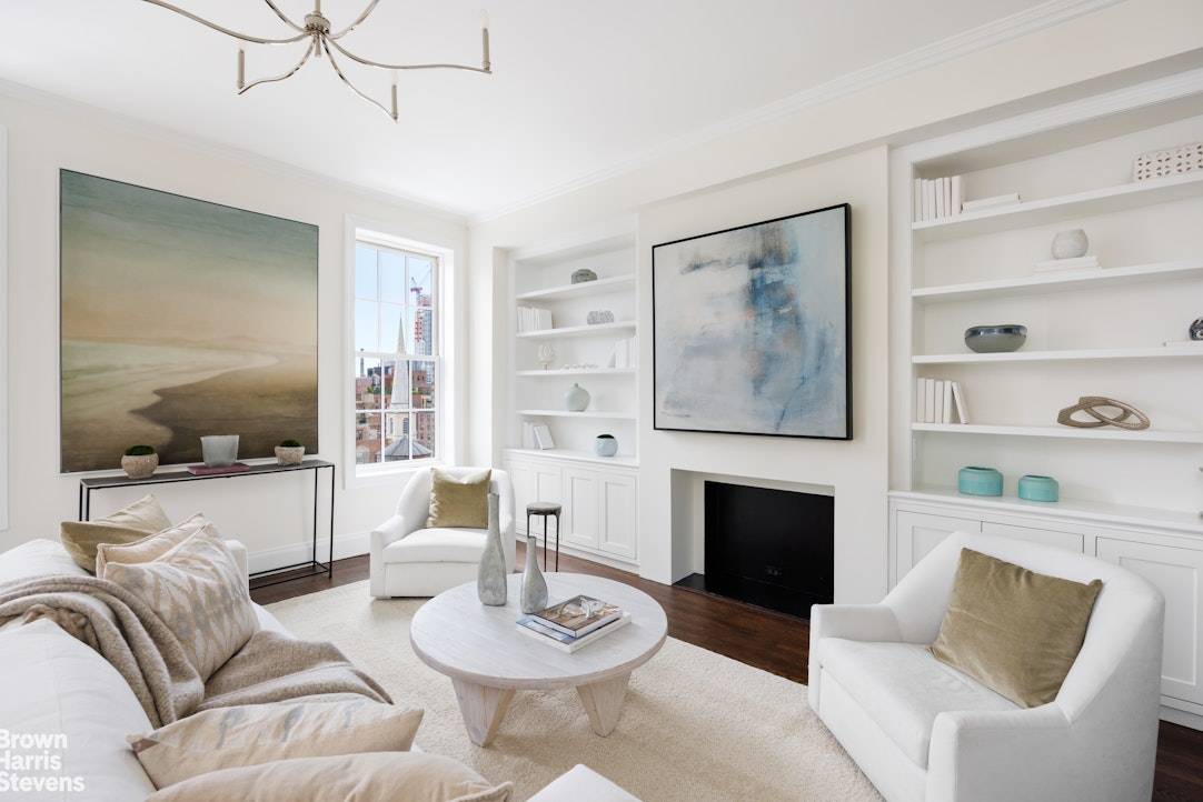 Move right into this newly renovated, high floor two bedroom two bath corner apartment with open views, fabulous sun and pre war charm.