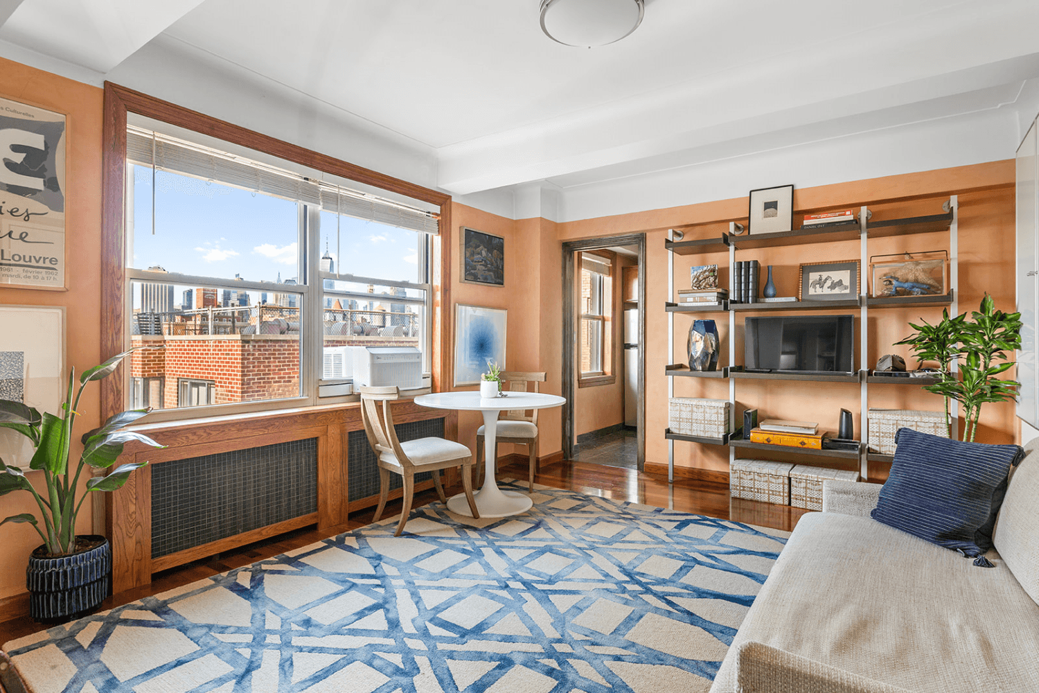 Views for days ! This high floor turnkey studio with unobstructed views of Downtown Manhattan is warm and inviting with its open southwest views.