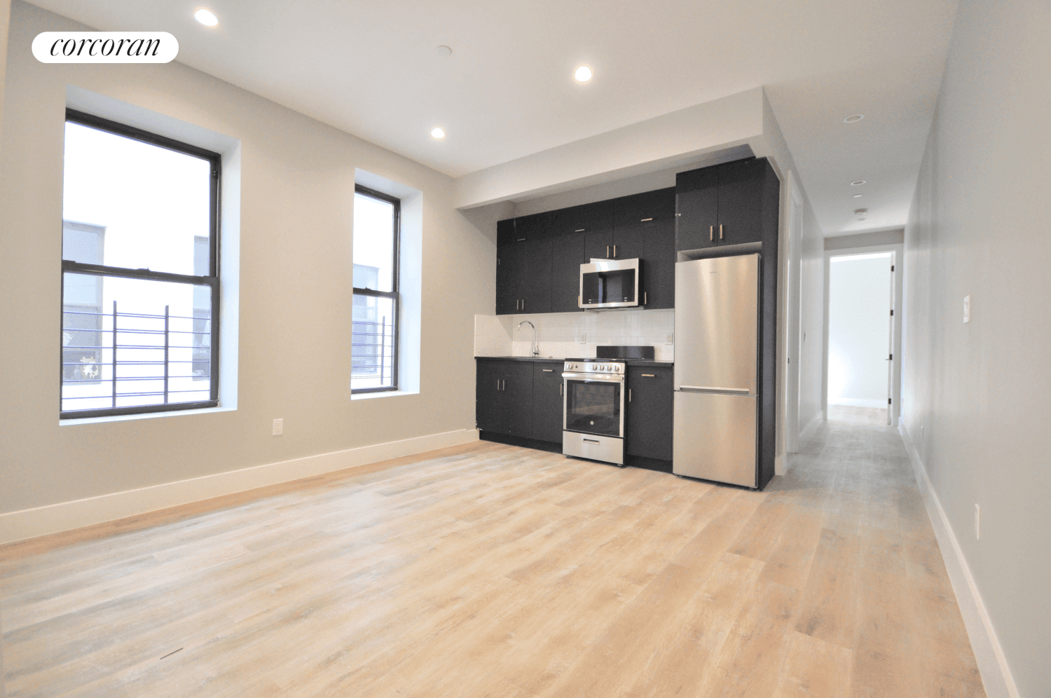 Large 4 bedroom 1. 5 bathroom apartment on the second floor of a mixed use building in thriving East Flatbush.