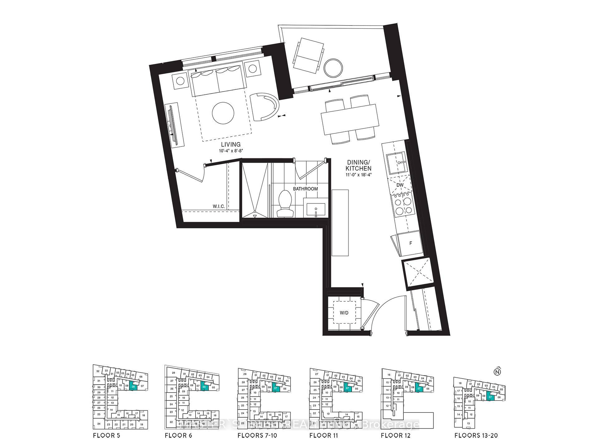 Brand new, never lived in gorgeous unit in Quay House.