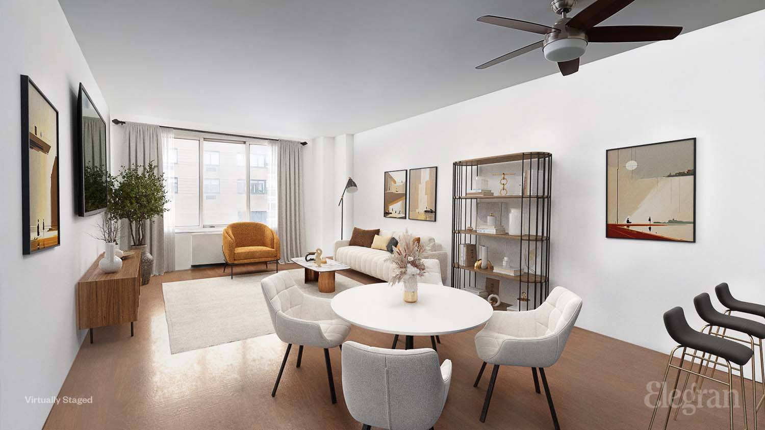 Spacious Alcove Studio at The Gotham Condominium This bright, east facing alcove studio offers 698 square feet of living space, making it one of the most spacious layouts of its ...