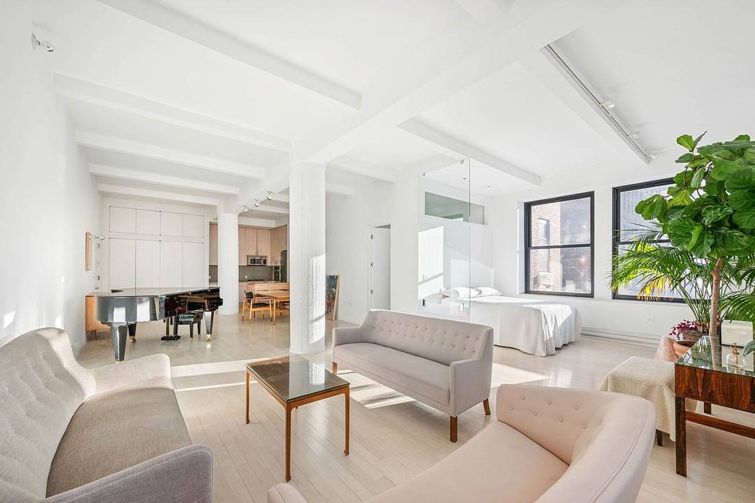 SUN FLOODED HIGH FLOOR GREENWICH VILLAGE ARTIST'S LOFT Enjoy spectacular sunlight and wonderful sky views from this spacious open artist s loft in Greenwich Village Noho.