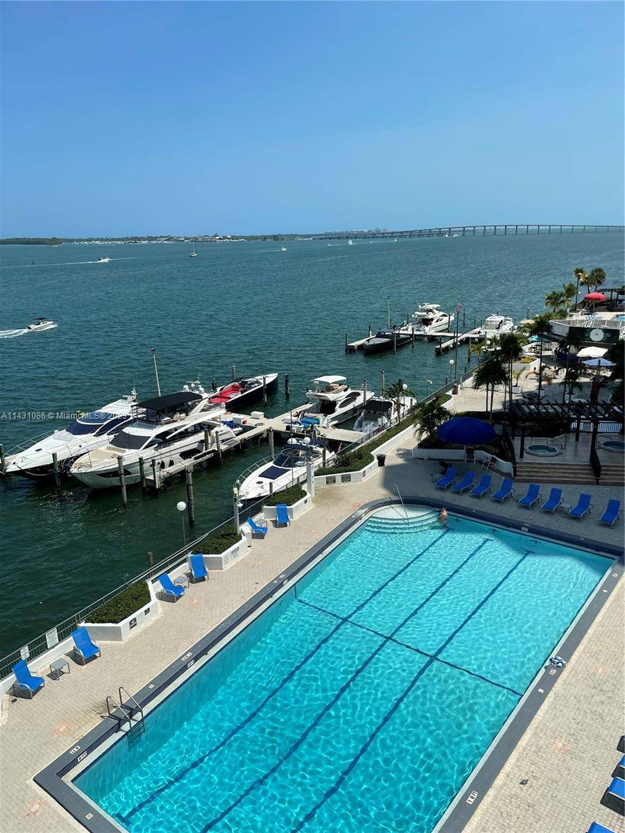 Partially furnished Water view Beautiful 2 2 in the Heart of Brickell !