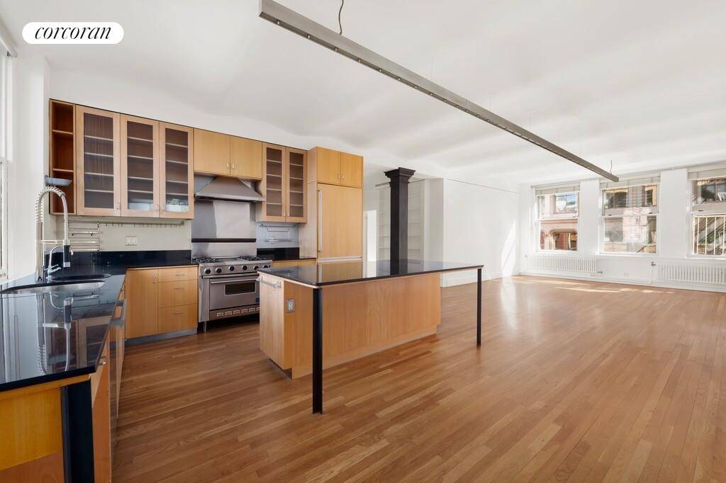 Classic Tribeca Loft Living with Exceptional Light and Character 45 Lispenard Street 4E is a rare and authentic loft residence spanning approximately 1, 800 square feet, defined by volume, light, ...