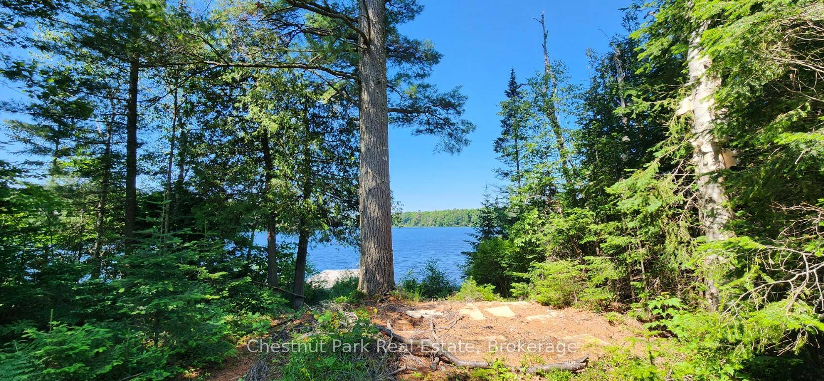 Enjoy this west facing waterfront lot, which includes a level building backlot with lake views !