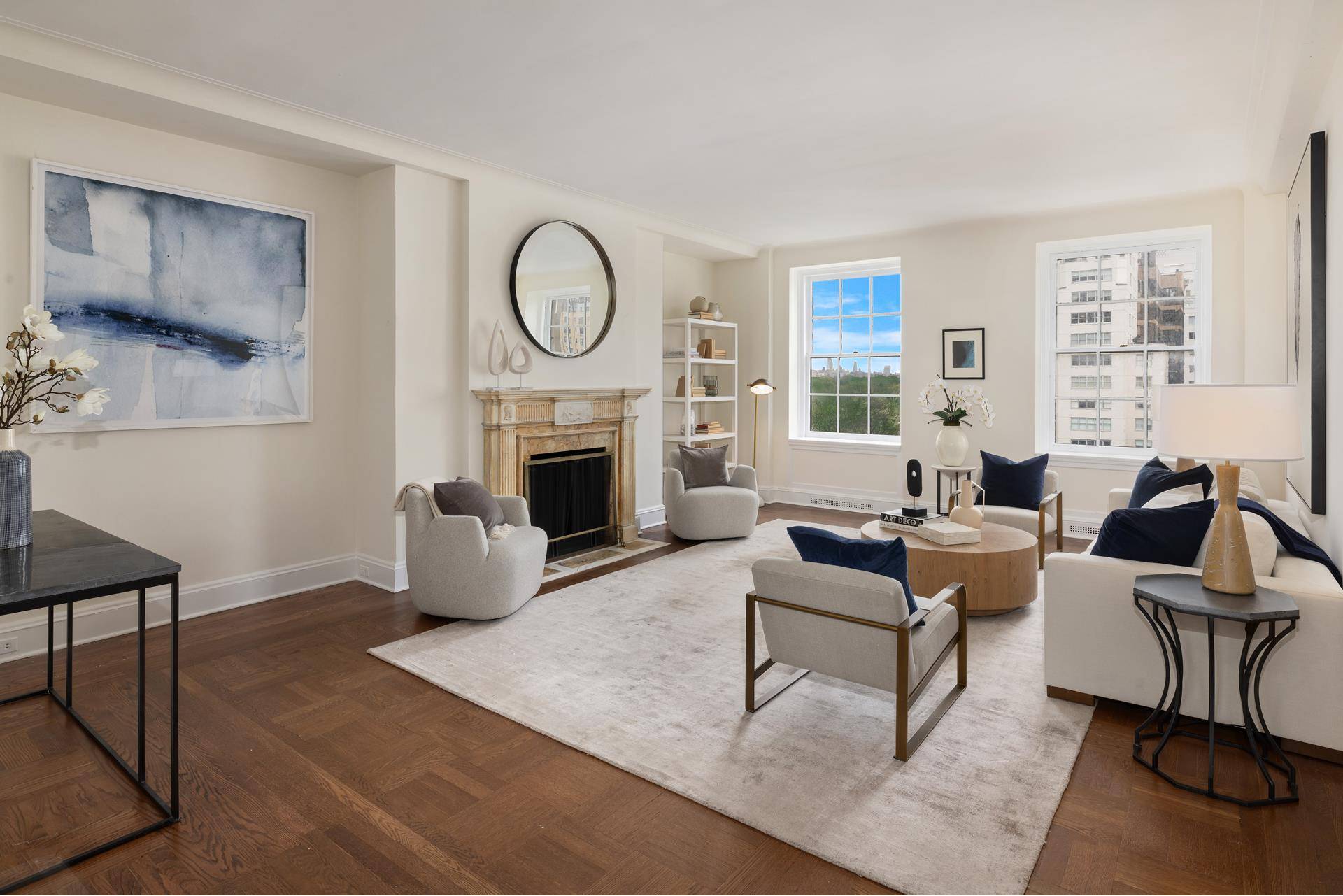 VIEWS OF CENTRAL PARK AND THE FRICK GARDENSRarely available a high floor, 2 bedroom, 2 bath residence nestled within one of the Upper East Side's most distinguished pre war buildings, ...