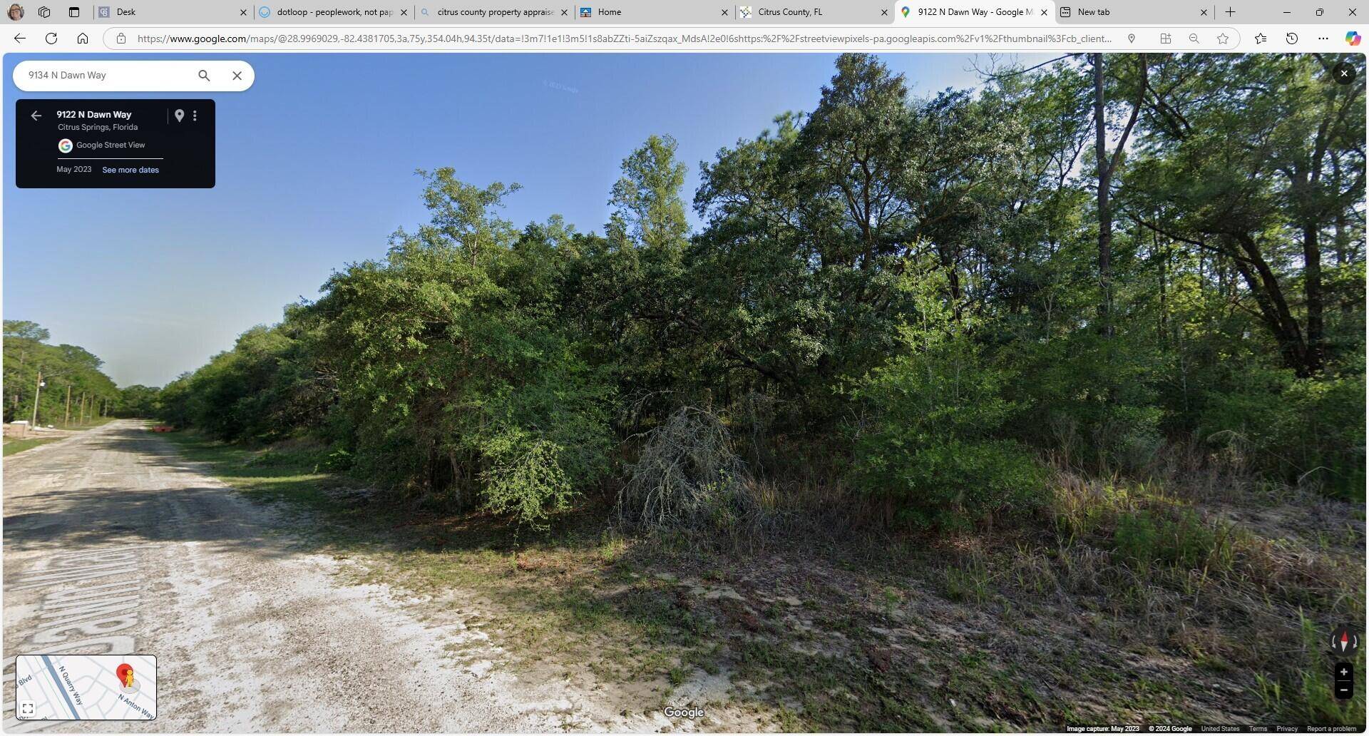 This parcel enjoys convenient access to a golf course and country club.