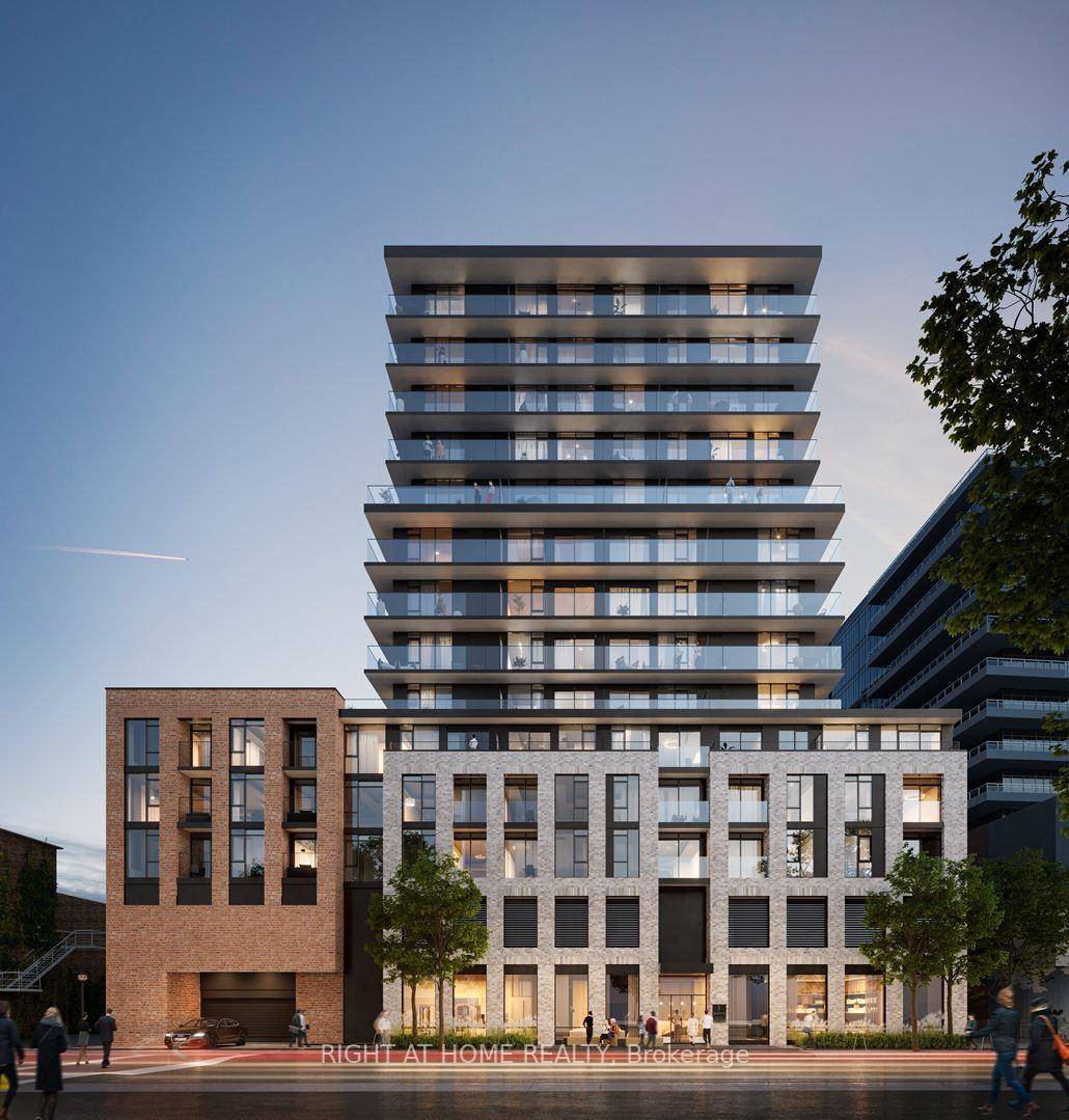 This exquisite 2 bedroom, 2 bathroom condo boasts an open concept layout with premium finishes, including sleek stainless steel appliances and a modern backsplash.