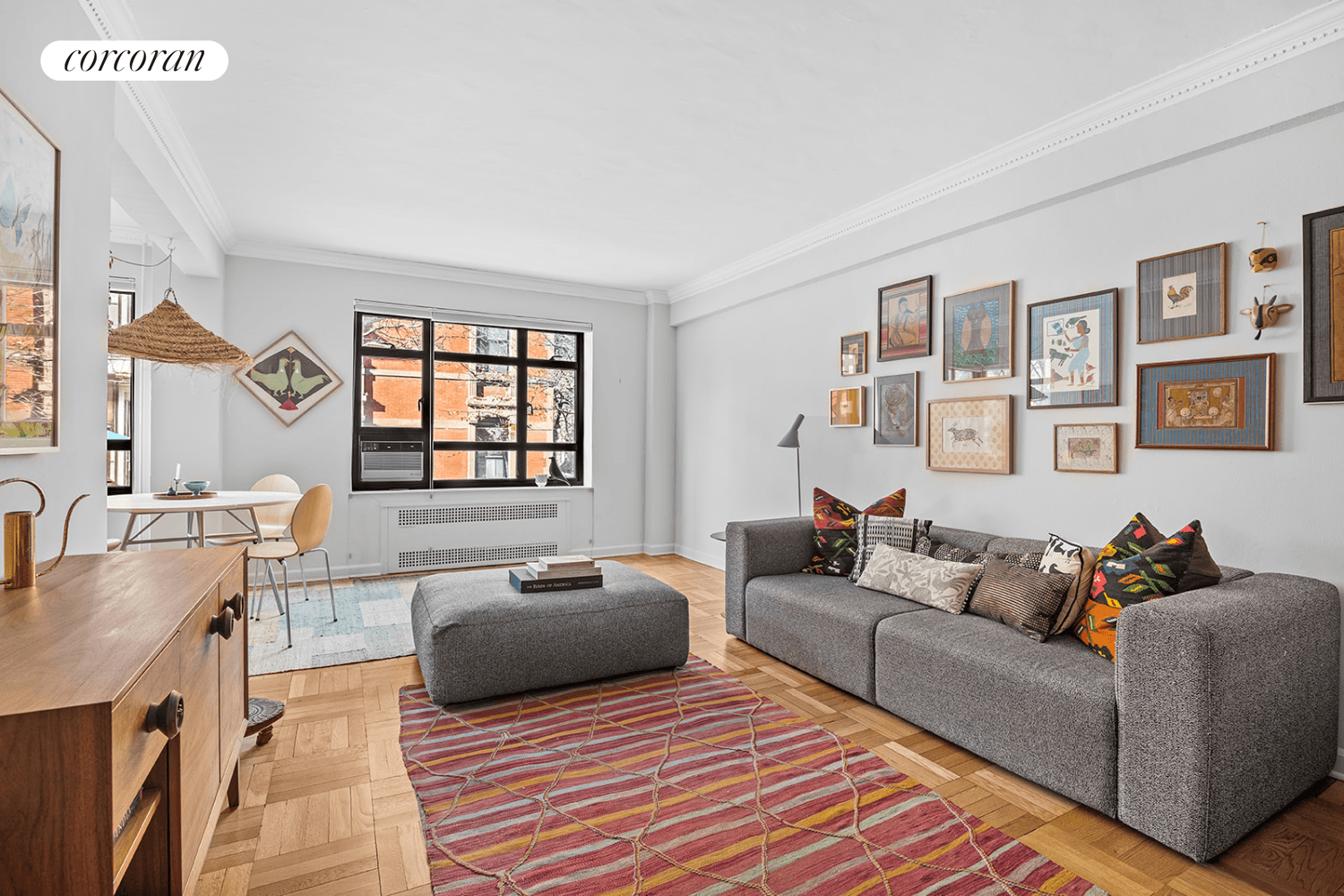 Welcome to this beautifully renovated one bedroom in the heart of Brooklyn Heights, on Remsen and Henry Street, in a mid century co op.