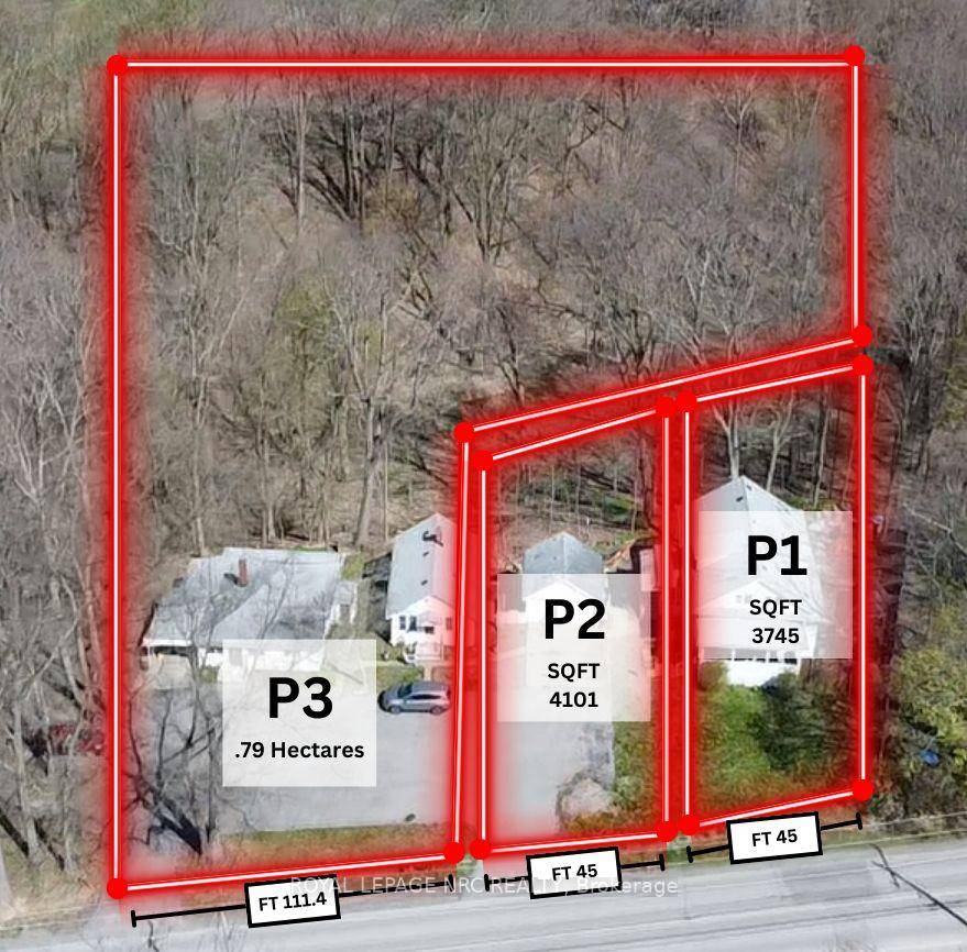 Unique building lot in Fonthill backing unto greenbelt area with breathtaking views and parklike setting.