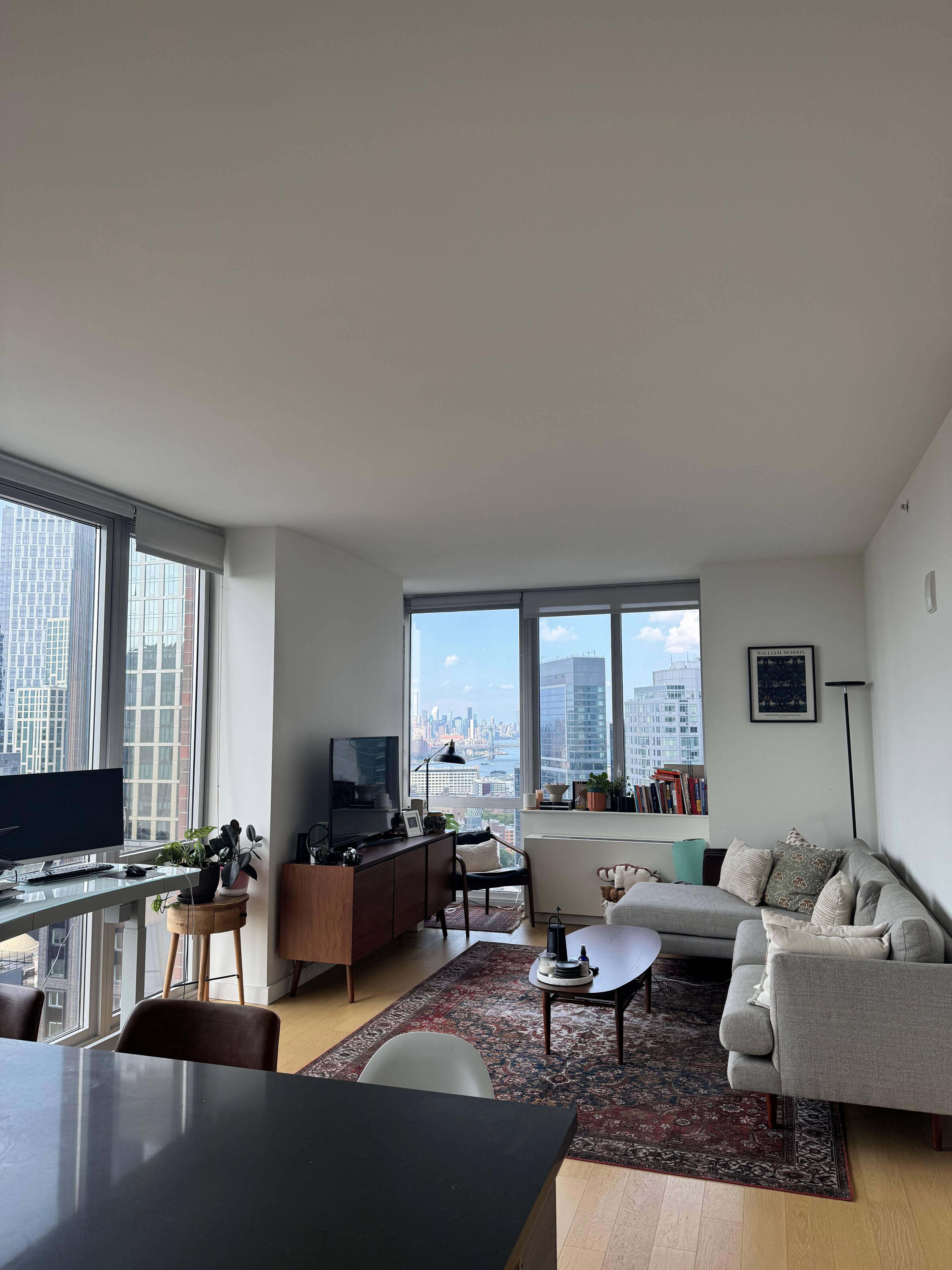 Lease takeover available immediately for a spacious 1 bedroom, 1 bathroom apartment with north and west exposure.