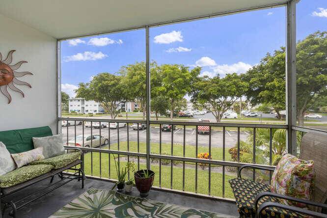 This updated 2 bedroom, 2 bathroom corner condo, located on the second floor of a 3 story building, offers a bright and inviting living space in the active 55 Hillcrest ...