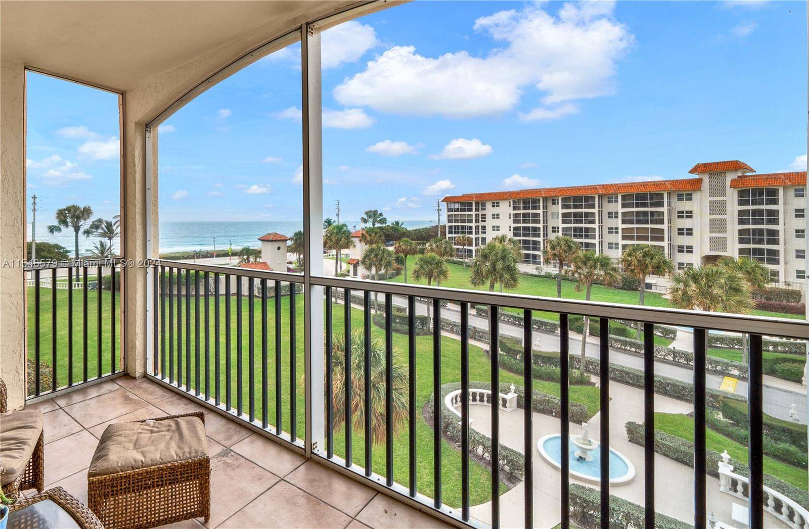 This renovated condo offers the epitome of coastal living with its stunning ocean view.