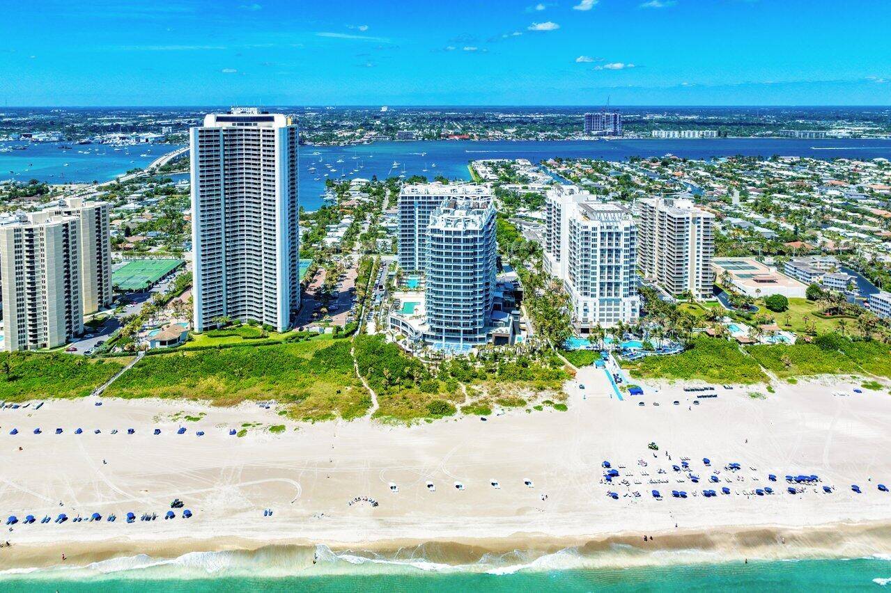 Paradise on the Beach ! Rent in this stunning designer furnished 2 bedroom, 2 bath oceanfront condo on Singer Island, FL.
